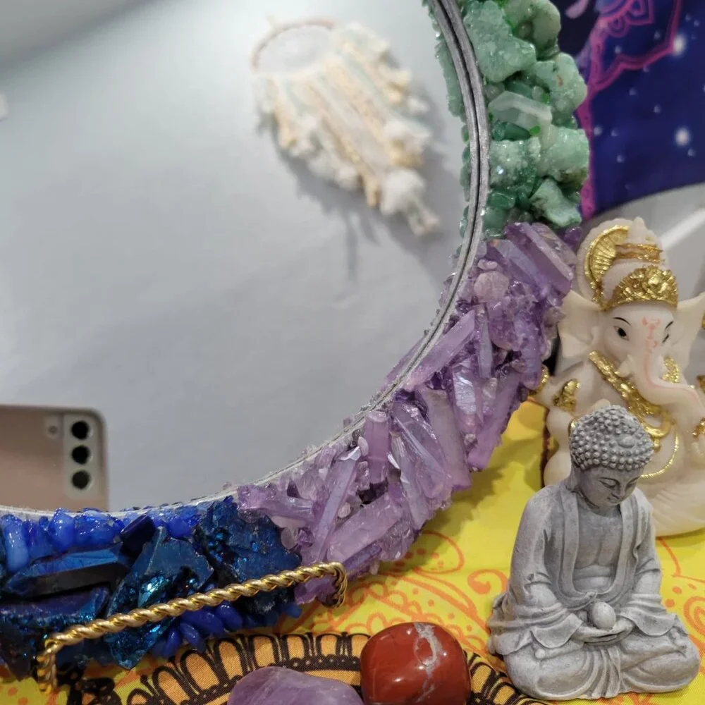Crystals Mirror chakras NEW